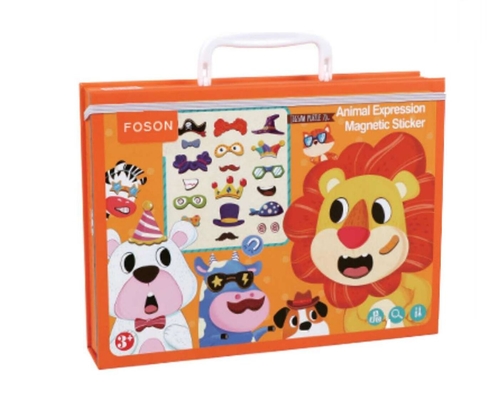 Harga yang bagus CMYK Pendidikan Hewan Magnetik Puzzle Jigsaw Sticker Anak-anak Mainan Belajar Untuk Anak Usia 7 Tahun on line