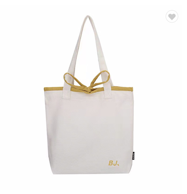 Harga yang bagus 16Oz Nonwoven Plain Canvas Tote Bags Berguna Lagi Tas Belanja Logo Diterbitkan daring